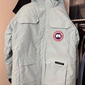 Canada Goose Sky Blue Expedition Parka